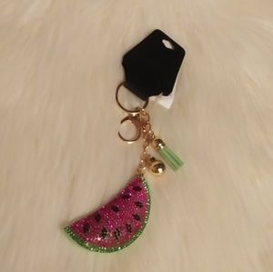 ❤ Sparkling Watermelon Key Ring